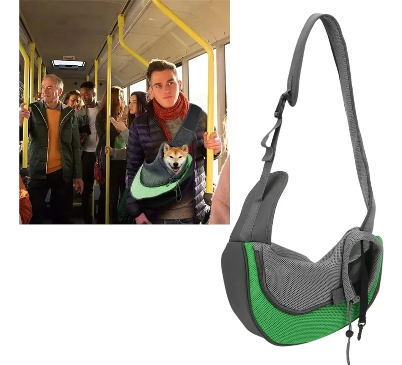 MOCHILA DE TRANSPORTE PARA MASCOTAS TIPO BANDOLERO - 3