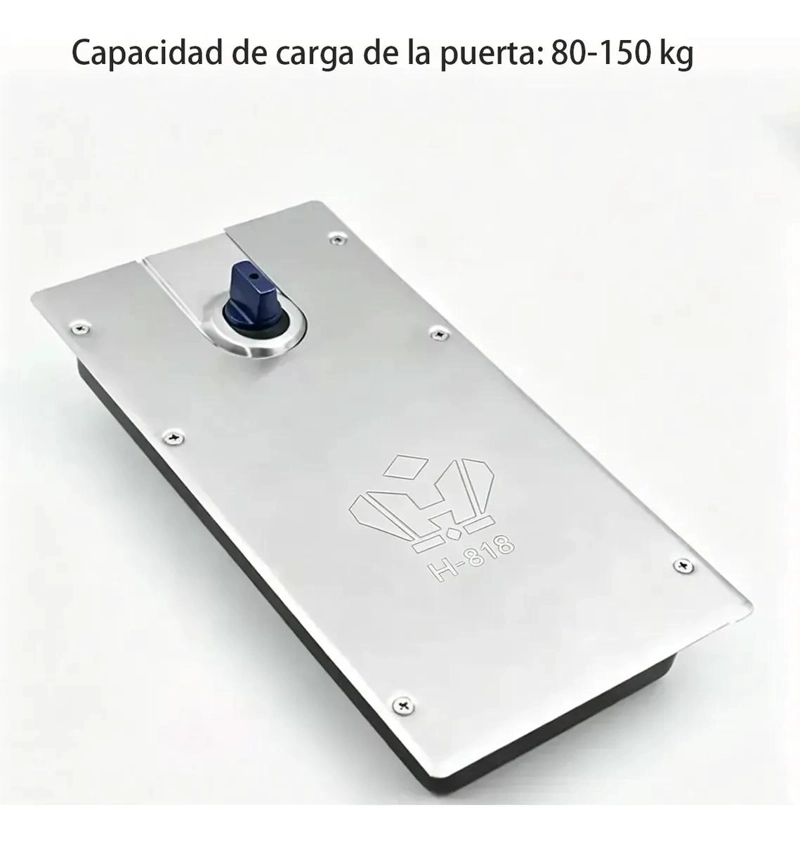 AMORTIGUADOR HIDRAULICO DE PISO PARA PUERTAS PESADAS DE 90 A 135 KG - 6