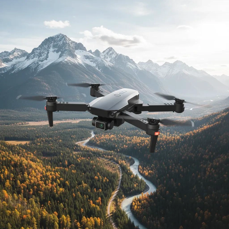 DRONE PLEGABLE CON CAMARA HD Y CONTROL REMOTO - 3