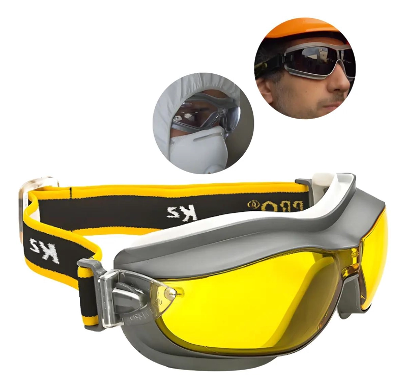 ANTIPARRA DE SEGURIDAD K-2 CON FILTRO UV Y ANTIEMPAÑANTE - 1