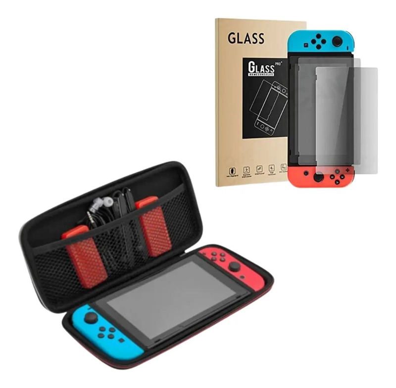 ESTUCHE PROTECTOR COMPACTO PARA CONSOLA NINTENDO SWITCH Y ACCESORIOS - 1