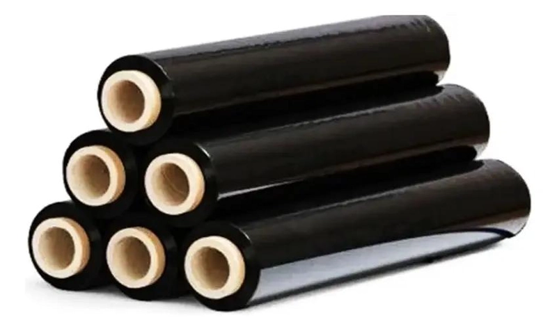 FILM STRETCH NEGRO 250 METROS 50CM 20MIC PARA PALETIZADO - 1