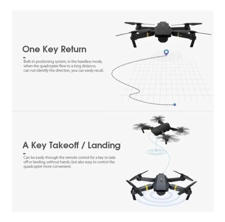 DRONE PLEGABLE CON CAMARA DUAL 4K Y CONECTIVIDAD WIFI - 7