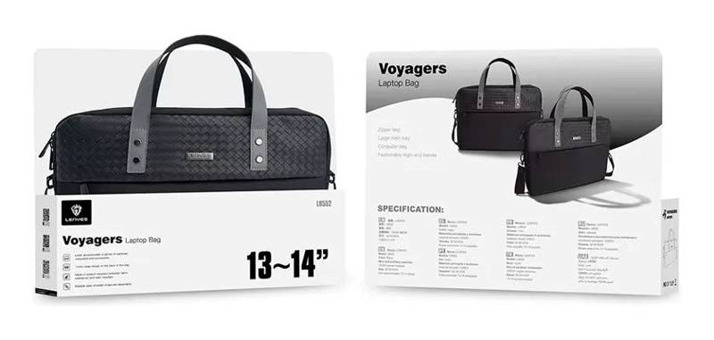 BOLSO DE VIAJE PARA NOTEBOOK DE 13 PULGADAS CON PROTECCION - 2