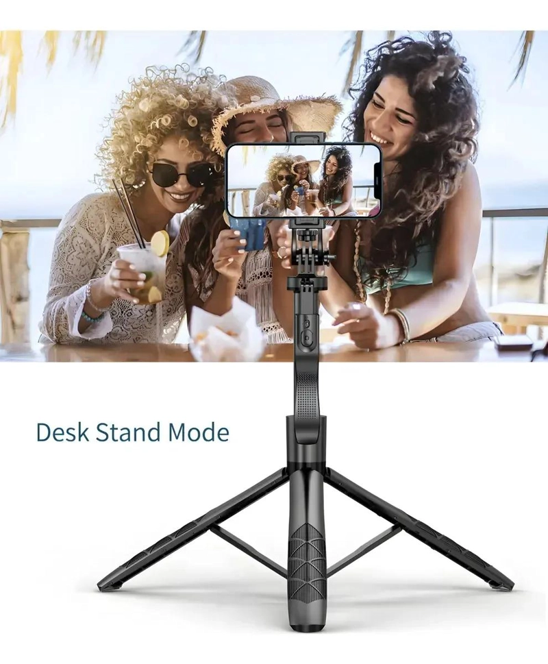 TRIPODE EXTENSIBLE DE 170 CM CON LUZ LED Y CONTROL REMOTO - 2