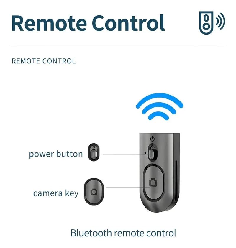 TRIPODE EXTENSIBLE DE 170 CM CON LUZ LED Y CONTROL REMOTO - 5