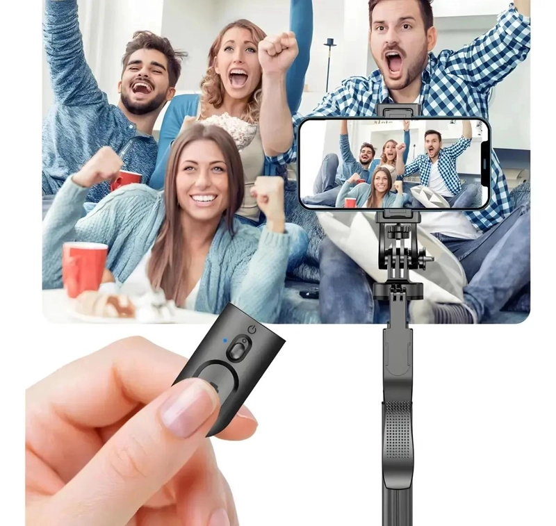 TRIPODE EXTENSIBLE DE 170 CM CON LUZ LED Y CONTROL REMOTO - 6