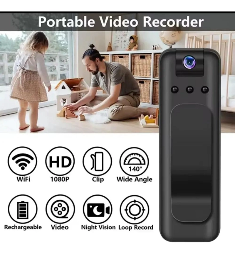 CAMARA DE VIGILANCIA COMPACTA CON CONECTIVIDAD WIFI 1080P - 5