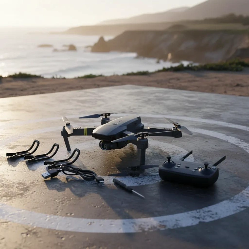 MINI DRONE 4K PLEGABLE CON CAMARA Y CONTROL REMOTO - 2