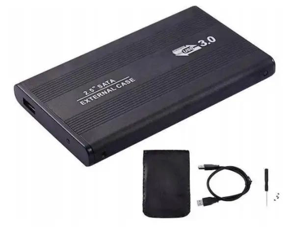 CASE USB 3.0 NEGRO PARA DISCO DURO SATA 2.5 - 1