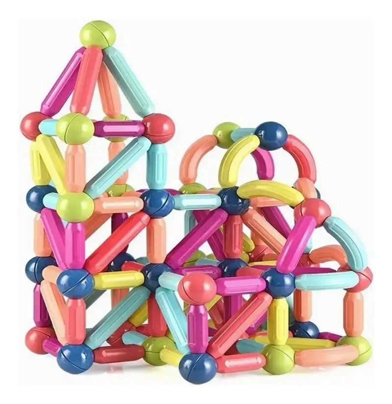 BLOQUES MAGNE TICOS DIDACTICOS DE CONSTRUCCION PARA NIÑOS - 1