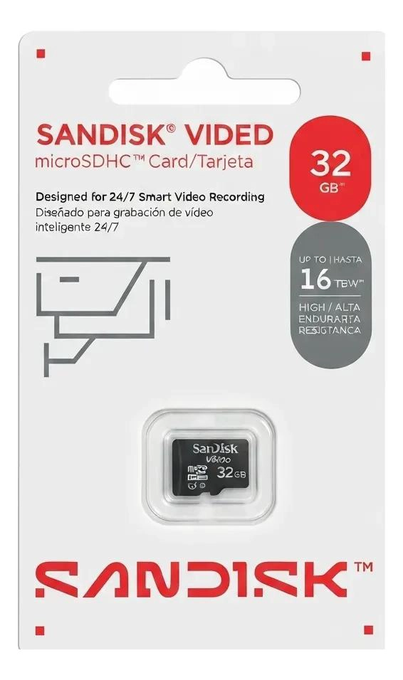TARJETA MICRO SD 32GB 100MB/S PARA VIDEO VIGILANCIA - 1