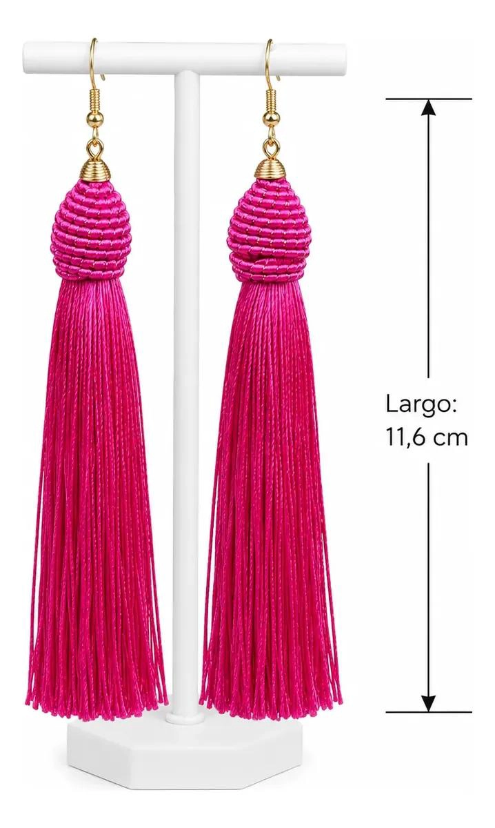 AROS DE FLECOS FUCSIAS ELEGANTES Y MODERNOS - 1