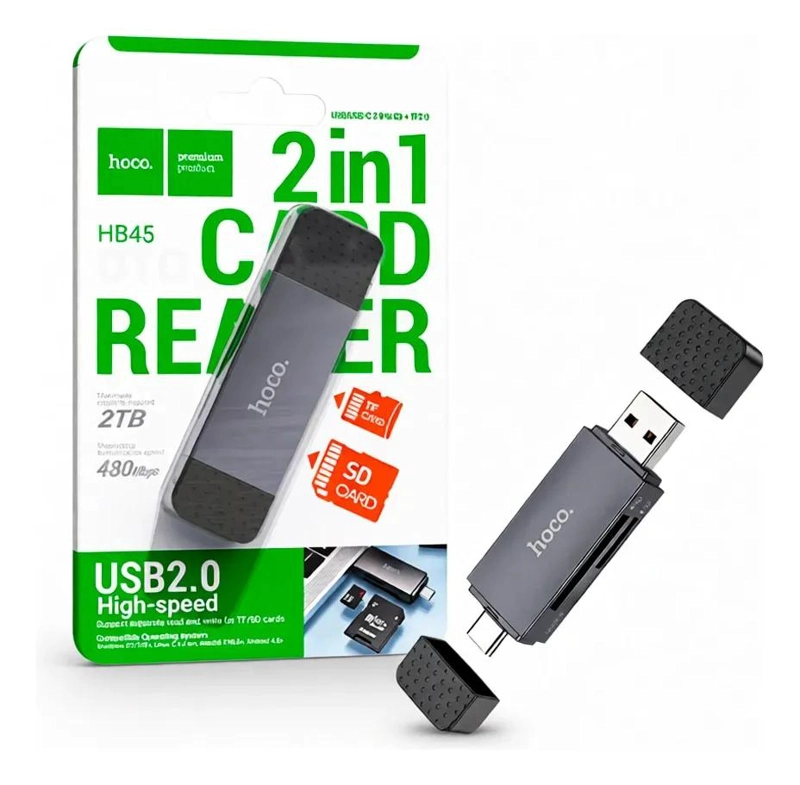 LECTOR DE MEMORIA TIPO C Y USB 2.0 PARA ALMACENAMIENTO - 3