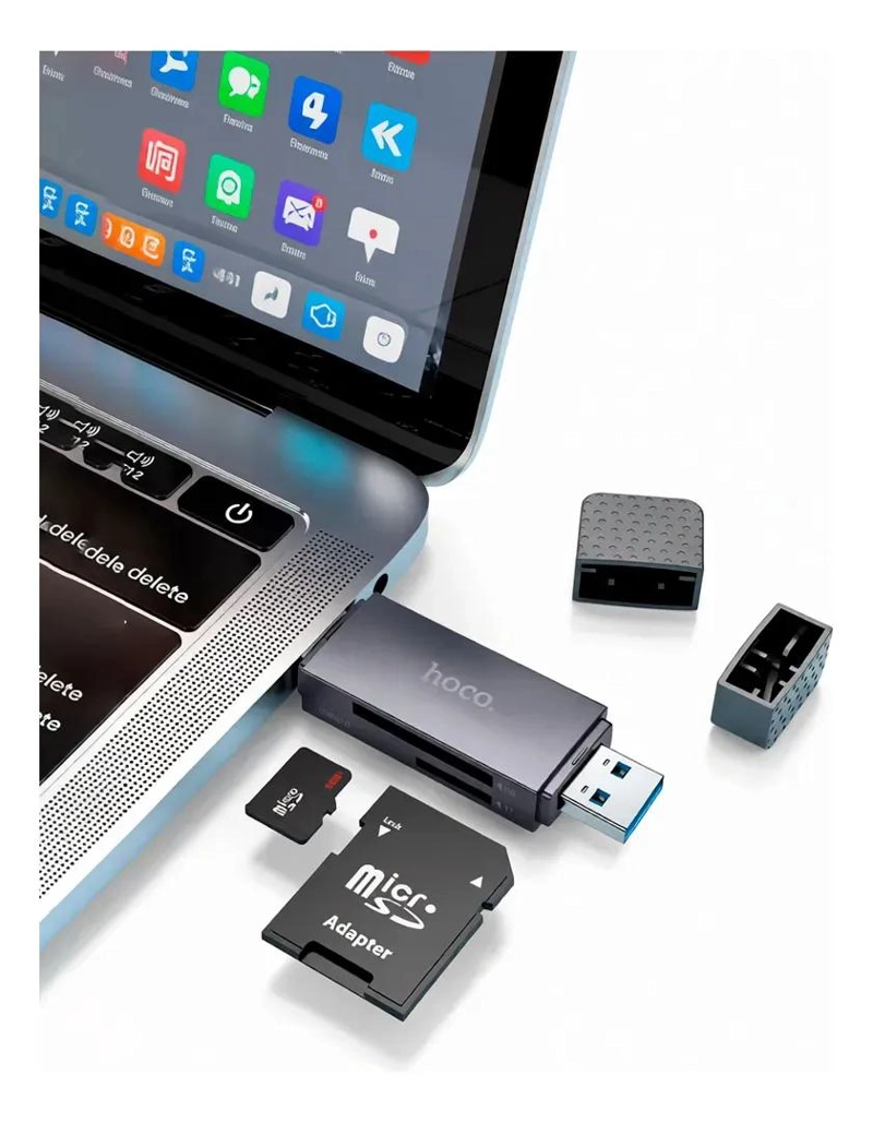 LECTOR DE MEMORIA TIPO C Y USB 2.0 PARA ALMACENAMIENTO - 5