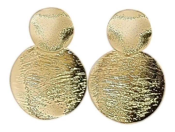 AROS NAIM ENCHAPADO EN ORO DE 18K CON DISEÑO ELEGANTE - 1