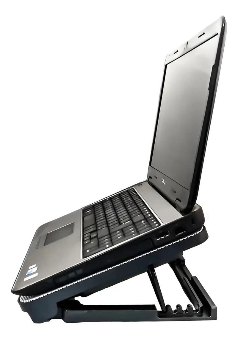 MESA ENFRIADORA PARA NOTEBOOK CON VENTILADORES Y LUZ LED - 1