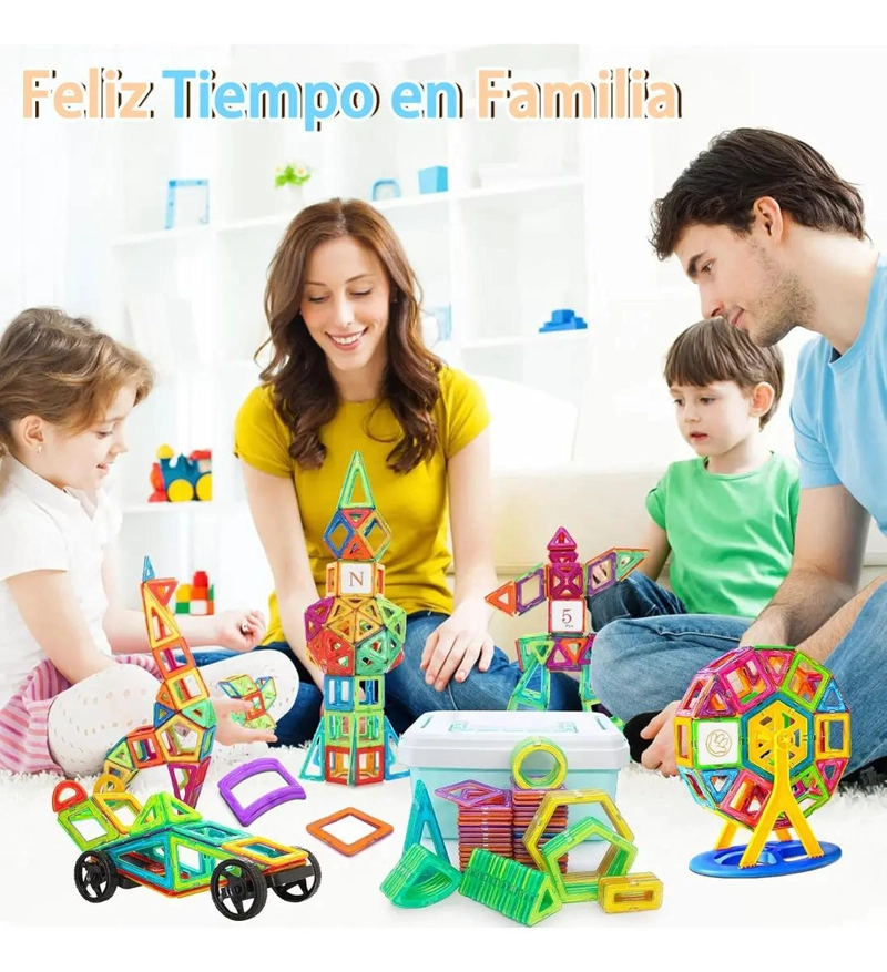 JUEGO DE BLOQUES MAGNE TICOS PARA NIÑOS 30 PIEZAS - 5