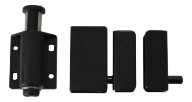 SET DE 4 BISAGRAS PARA PUERTA DE VIDRIO CON RETEN - 3