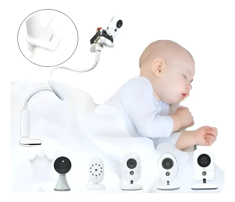 SOPORTE AJUSTABLE UNIVERSAL PARA MONITOR Y CAMARA DE BEBE - 1