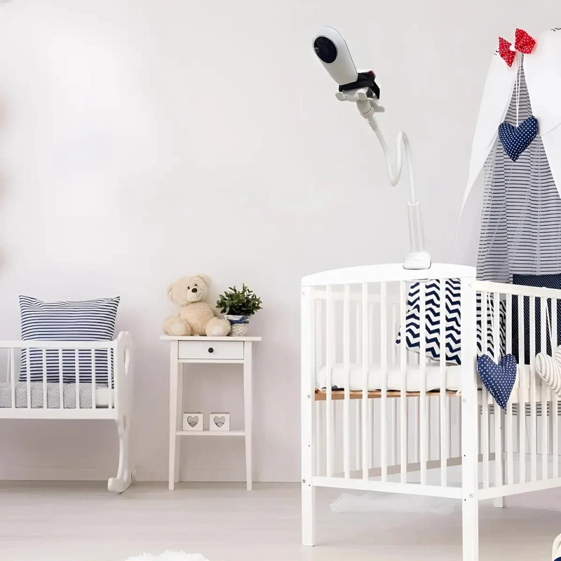 SOPORTE AJUSTABLE UNIVERSAL PARA MONITOR Y CAMARA DE BEBE - 9