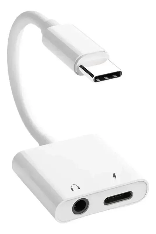 ADAPTADOR DE AUDIO TIPO C A 3.5 MM PARA CARGA Y AUDIO - 4