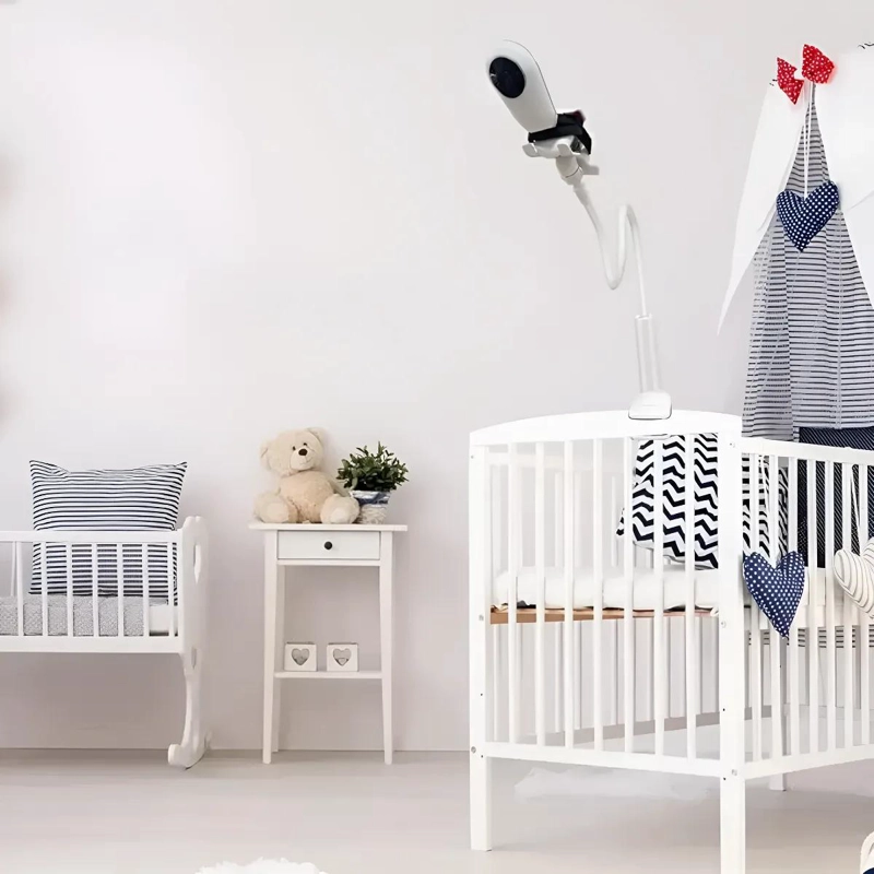 SOPORTE AJUSTABLE UNIVERSAL PARA MONITOR Y CAMARA DE BEBE - 8