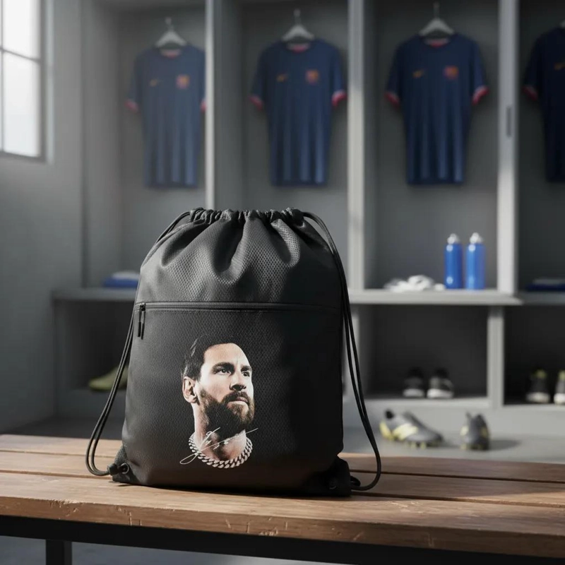 MORRAL TIPO BOLSO CON CIERRE Y COMPARTIMIENTO ADICIONAL - 1