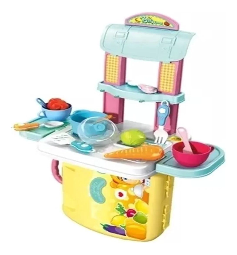 SET DE COCINA MINI CHEF CON MOCHILA Y 30 ACCESORIOS - 2