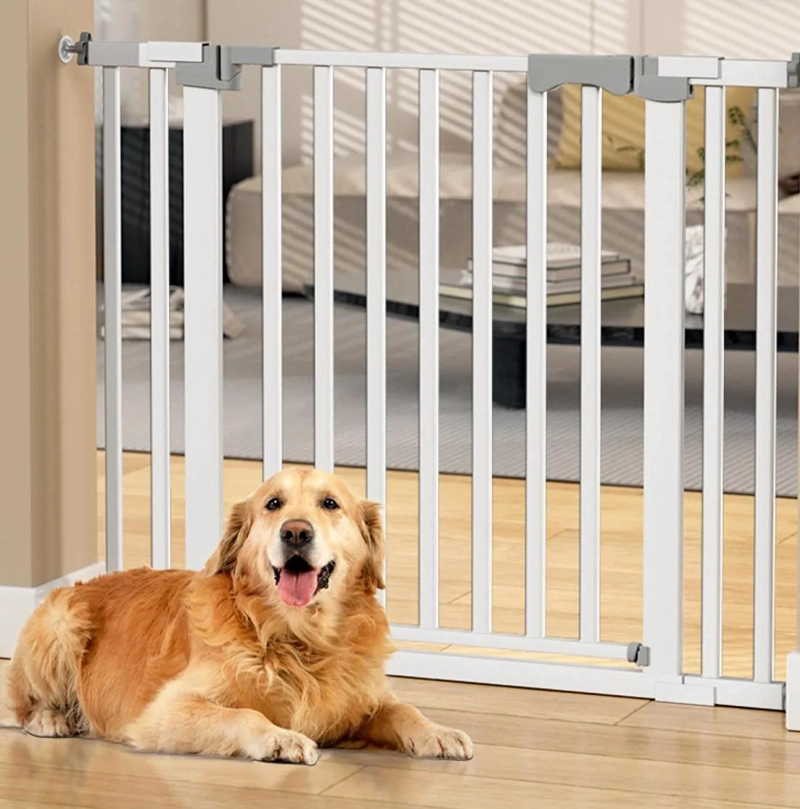 BARRERA DE SEGURIDAD AJUSTABLE PARA BEBE S Y MASCOTAS - 2