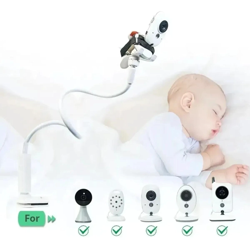 SOPORTE AJUSTABLE UNIVERSAL PARA MONITOR Y CAMARA DE BEBE - 2
