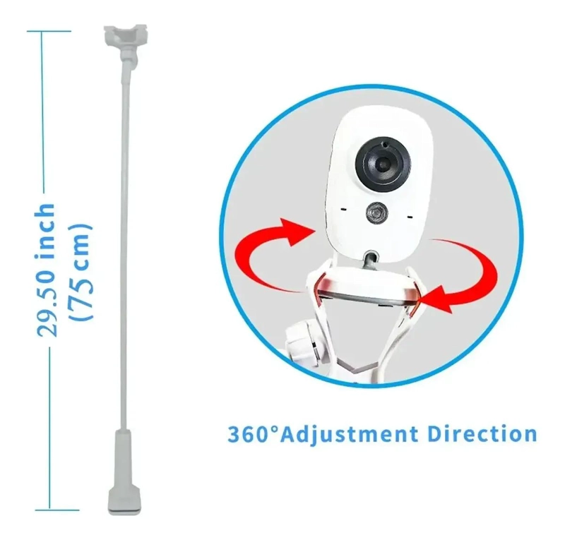 SOPORTE AJUSTABLE UNIVERSAL PARA MONITOR Y CAMARA DE BEBE - 3