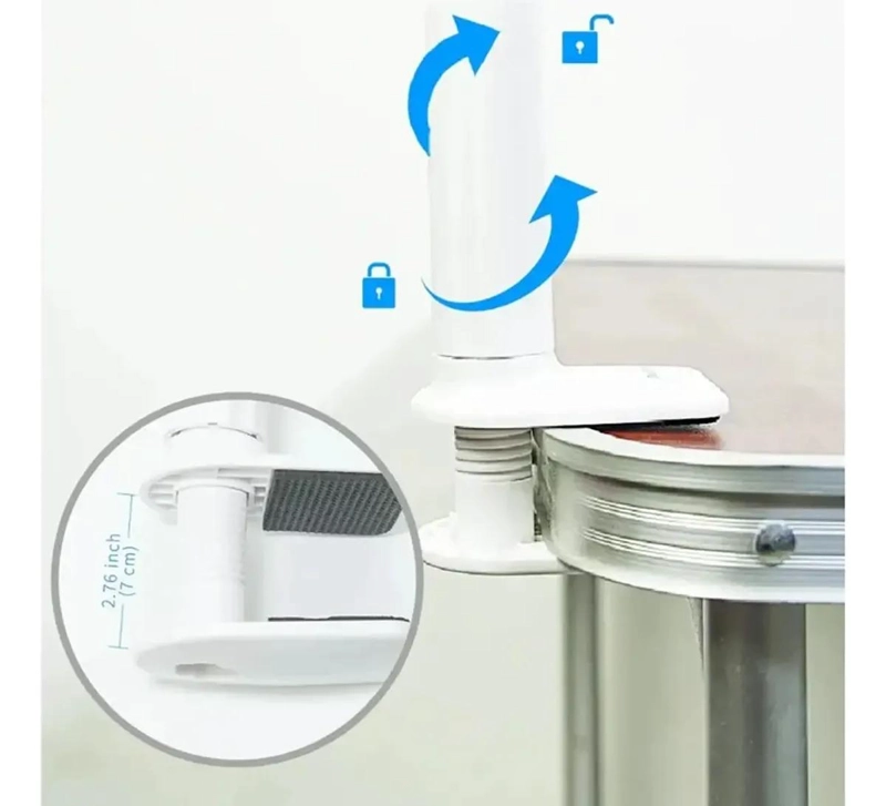 SOPORTE AJUSTABLE UNIVERSAL PARA MONITOR Y CAMARA DE BEBE - 6