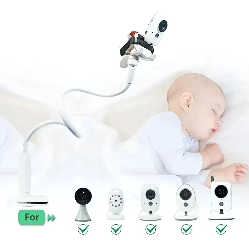 SOPORTE AJUSTABLE UNIVERSAL PARA MONITOR Y CAMARA DE BEBE - 5