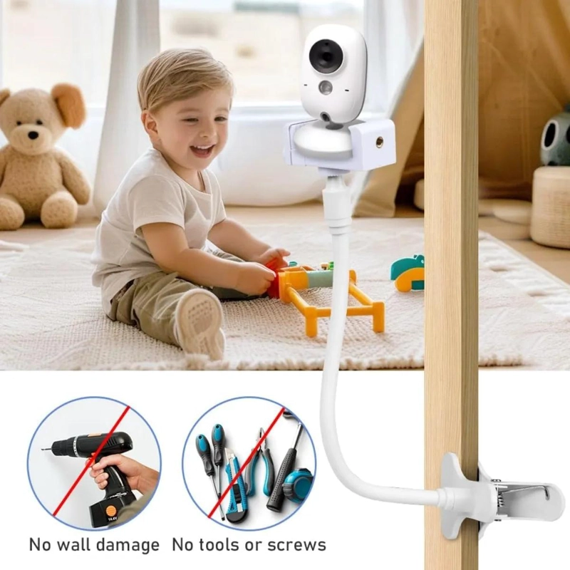 SOPORTE AJUSTABLE UNIVERSAL PARA MONITOR Y CAMARA DE BEBE - 7