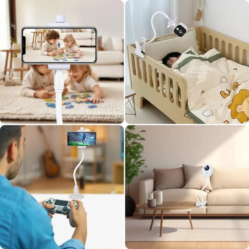 SOPORTE AJUSTABLE UNIVERSAL PARA MONITOR Y CAMARA DE BEBE - 9