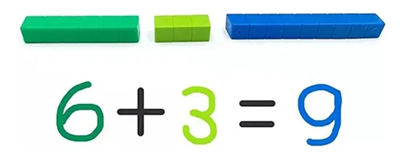 CUBOS CONECTORES EDUCATIVOS PARA MATEMATICAS 100 PIEZAS - 2