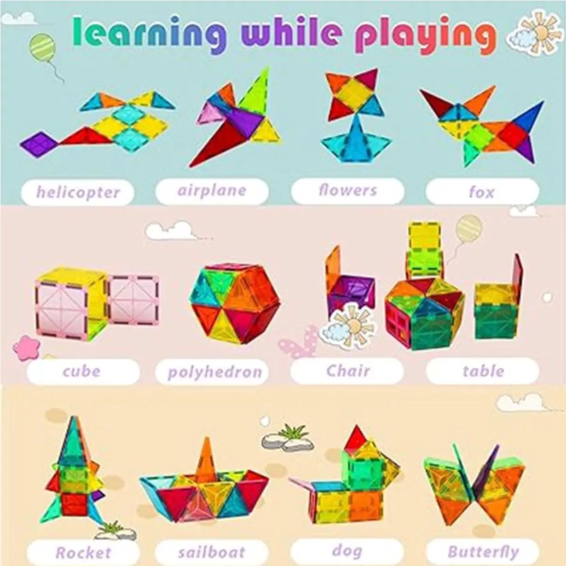 JUGUETE MAGNE TICO DE 32 PIEZAS PARA CREAR Y APRENDER - 5