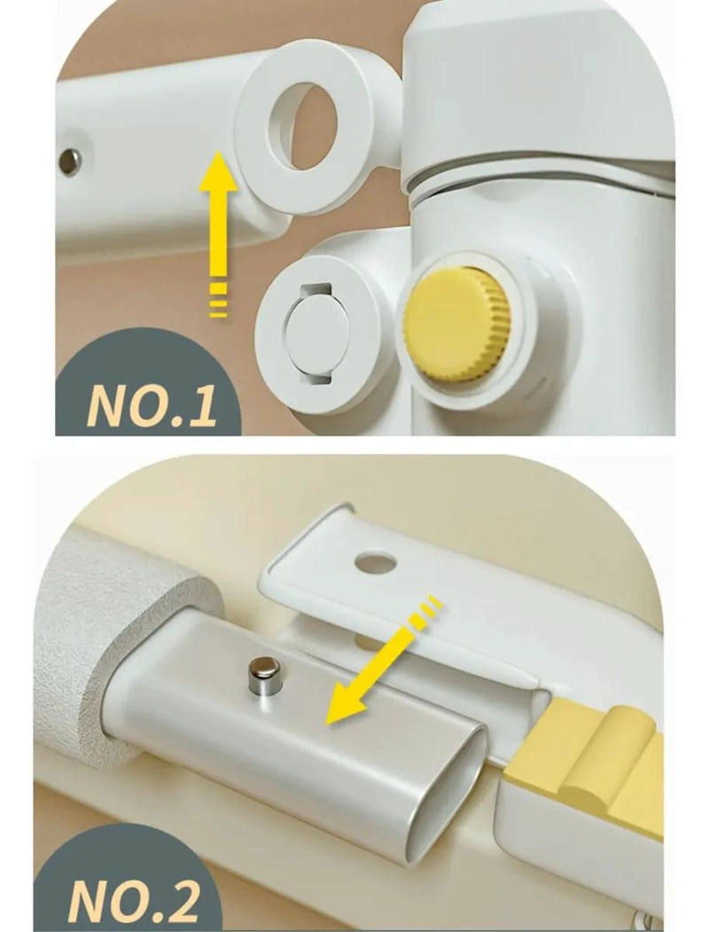 BARANDA DE SEGURIDAD AJUSTABLE PARA CAMA DE BEBE  150 CM - 8