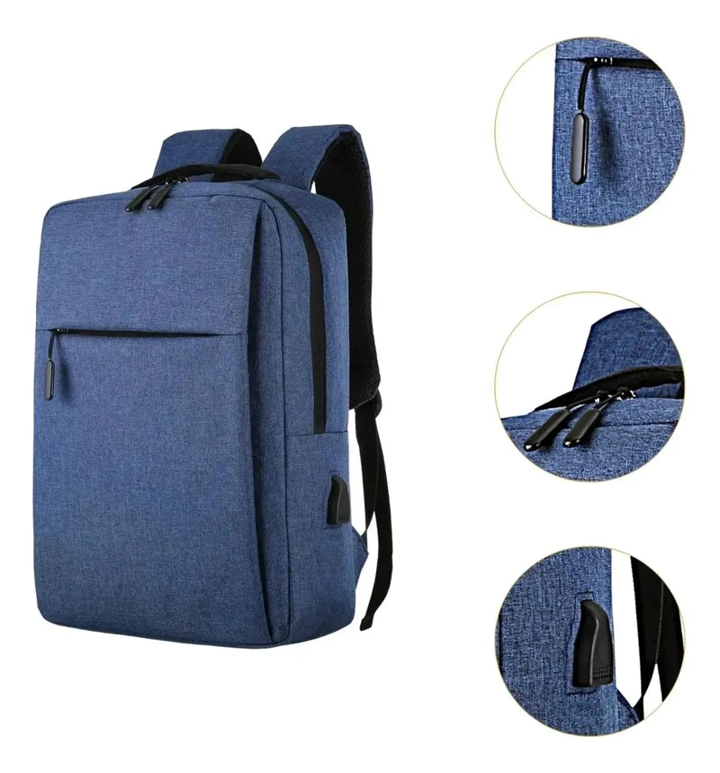 MOCHILA IMPERMEABLE MULTIFUNCIONAL CON PUERTO USB - 5