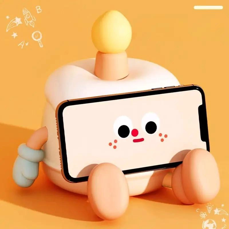 LUZ DE NOCHE LED SILICONA RECARGABLE DISEÑO PASTEL KAWAII - 2