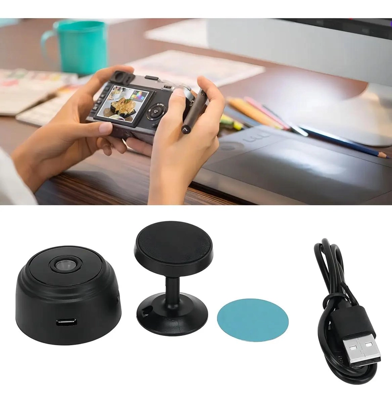 CAMARA DE SEGURIDAD MINI CON RESOLUCION 1080P Y VISION NOCTURNA - 4