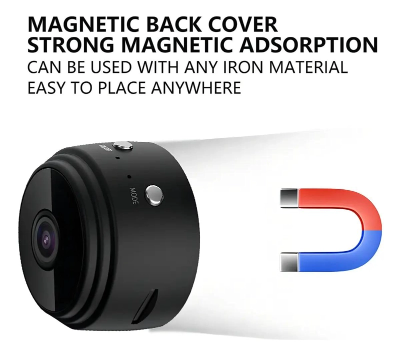 CAMARA DE SEGURIDAD MINI CON RESOLUCION 1080P Y VISION NOCTURNA - 9
