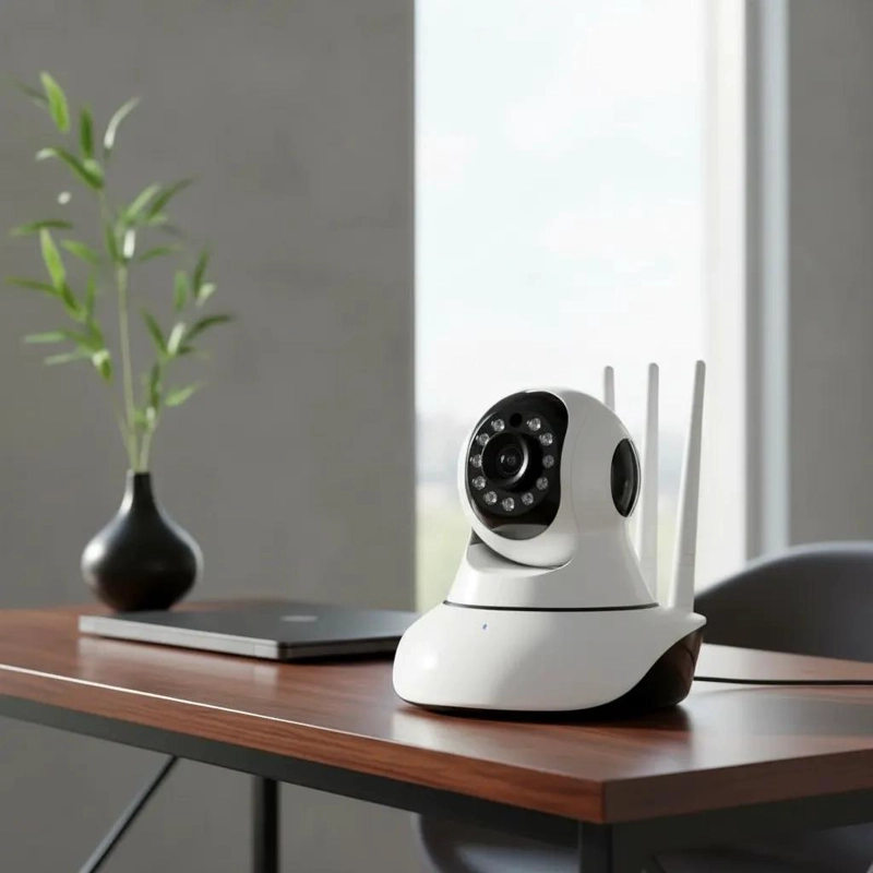 CAMARA IP WIFI HD MOTORIZADA 360° CON VISION NOCTURNA - 1