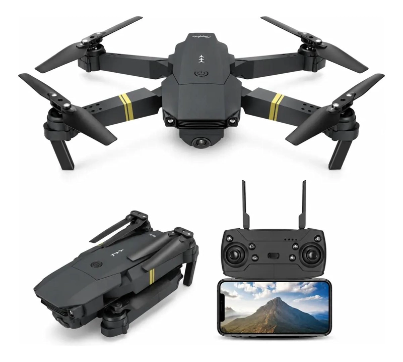 DRONE PLEGABLE CON CAMARA 4K Y GIROS 360° - 1