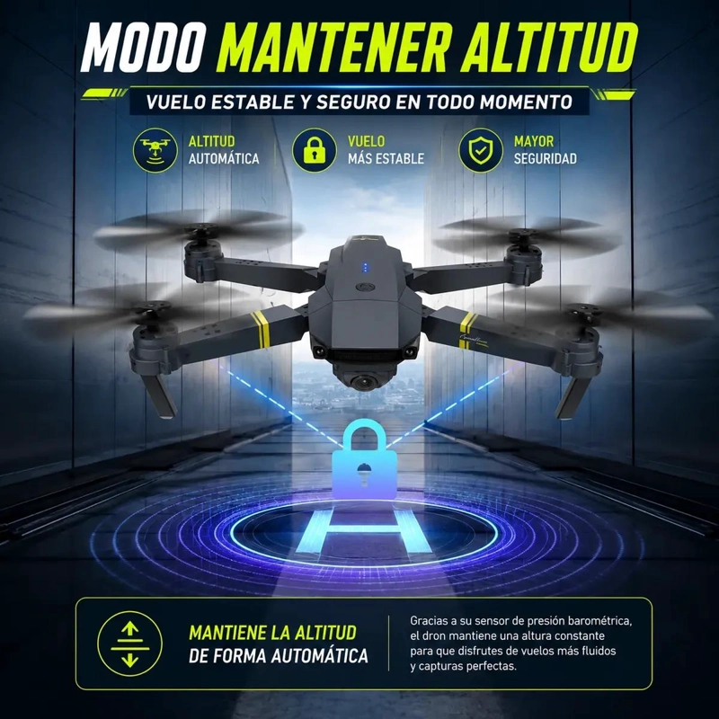 DRONE PLEGABLE CON CAMARA 4K Y GIROS 360° - 6