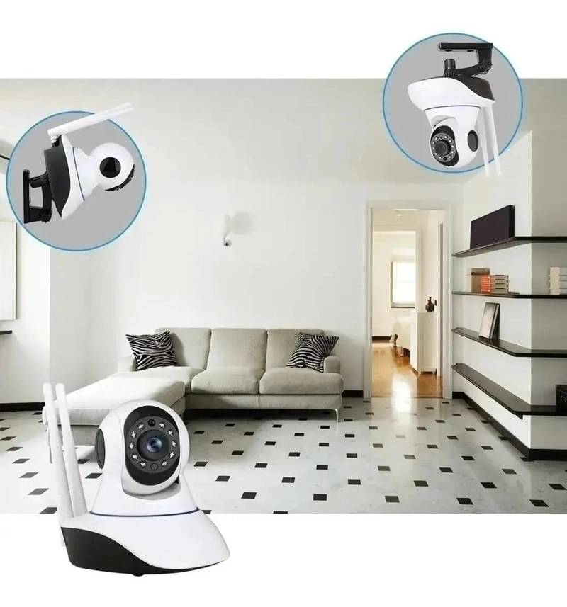 CAMARA IP WIFI HD MOTORIZADA CON VISION NOCTURNA 360° - 3