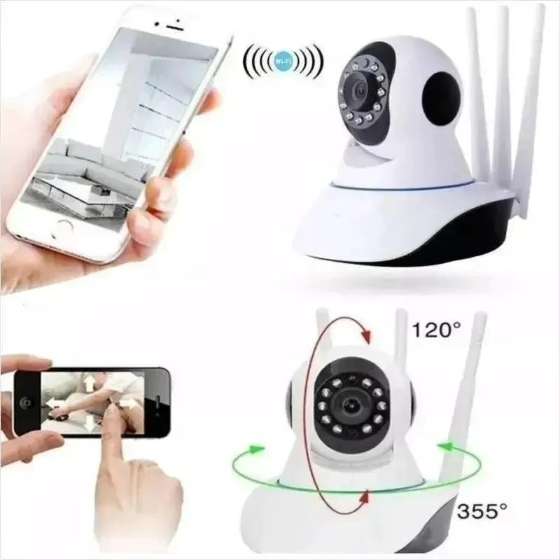 CAMARA IP WIFI HD MOTORIZADA CON VISION NOCTURNA 360° - 4