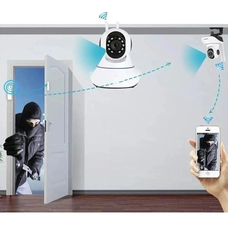 CAMARA IP WIFI HD MOTORIZADA CON VISION NOCTURNA 360° - 5