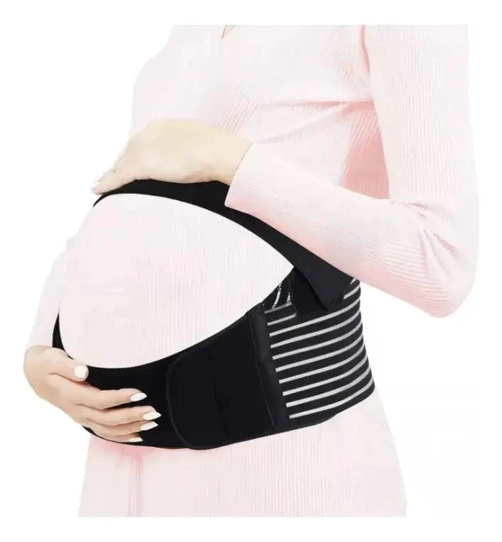FAJA PRENATAL AJUSTABLE PARA EMBARAZADAS CON TIRANTES DE APOYO - 5